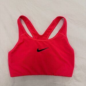 Nike Swoosh Hot Pink Sports Bra Sz M